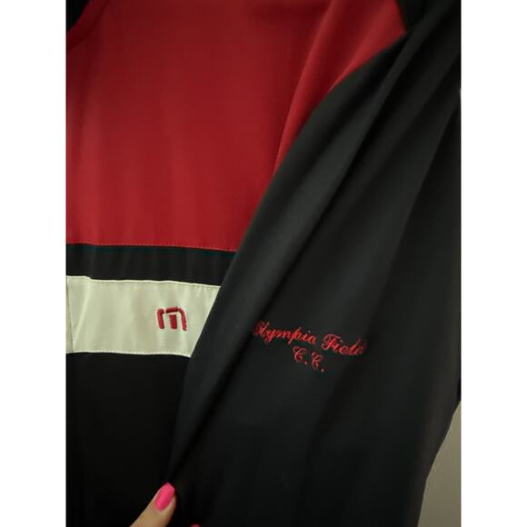 Travis Mathew Full Zip Colorblok Hartigan Jacket Black Size Medium - Picture 12 of 14